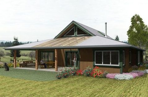 Solar Farm House Floor Plans designed by David Wright Architect
